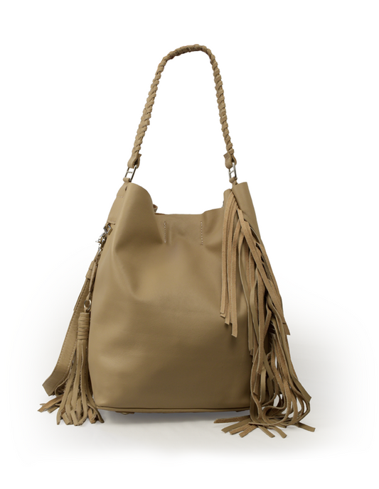 Tote con flecos
