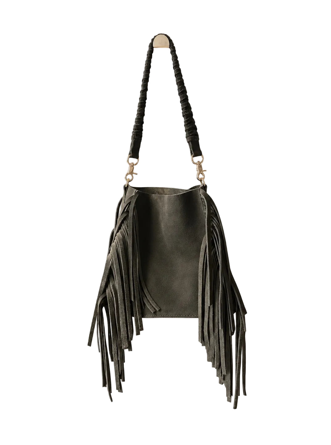 Tote Mini con Flecos de Gamuza